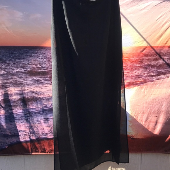 J.R. NITES sheer evening skirt - Picture 5 of 5